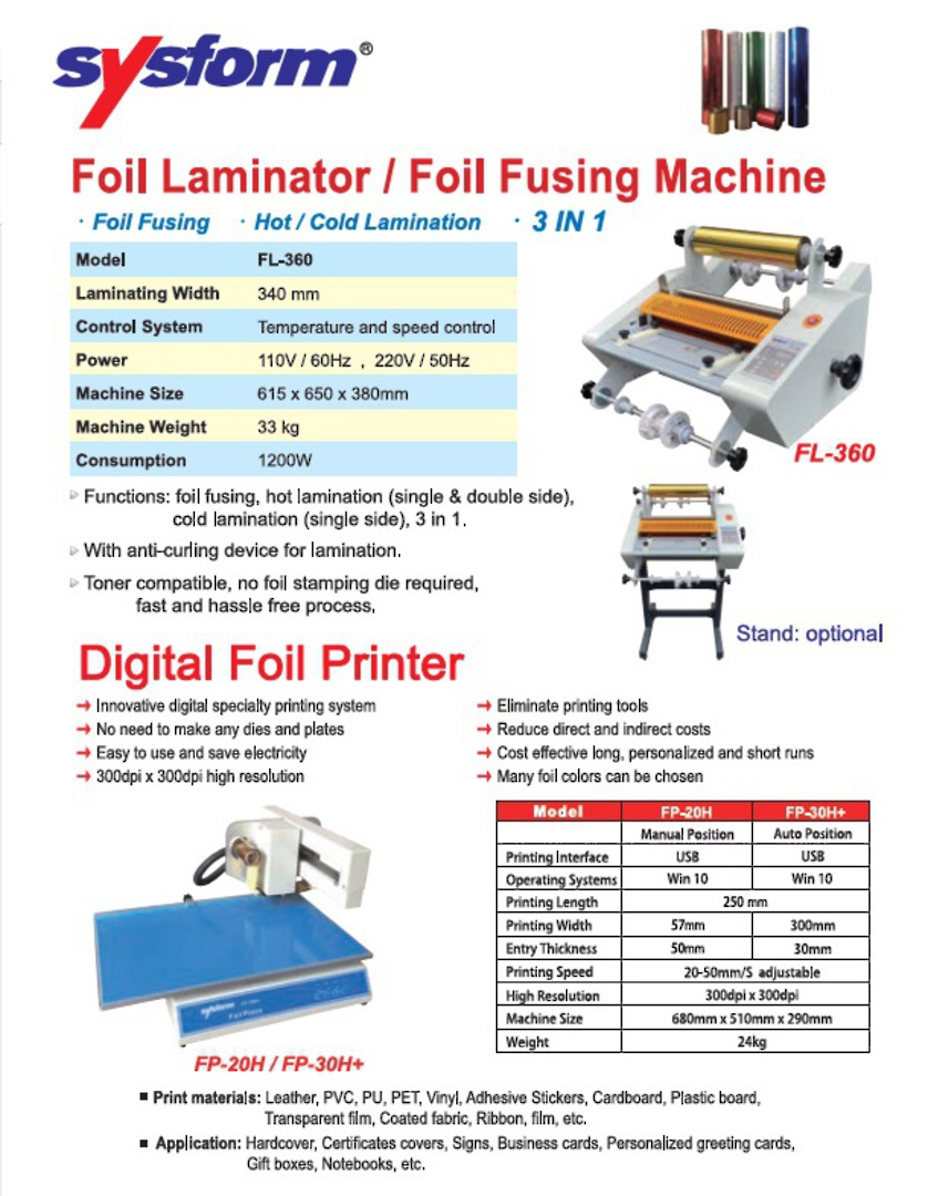Foiling Laminator & Fusing Machines image 0